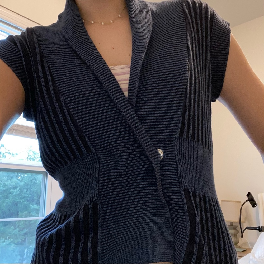 Sweater Project Dark Blue Women's Cardigan